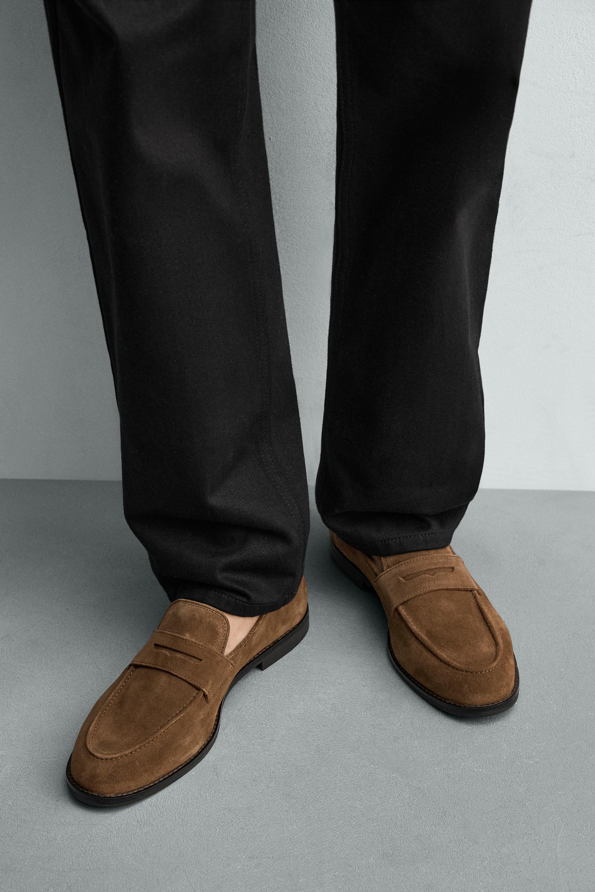 LEATHER PENNY LOAFERS